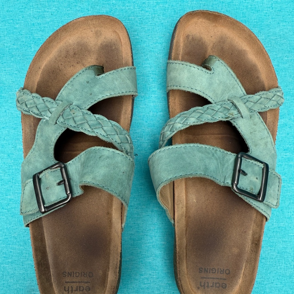 Earth Origins Teal Sandals